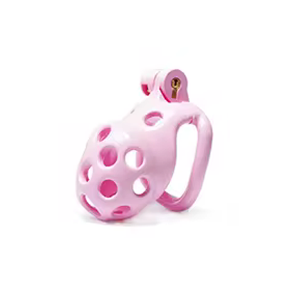 Pink Adder Chastity Cage - Small