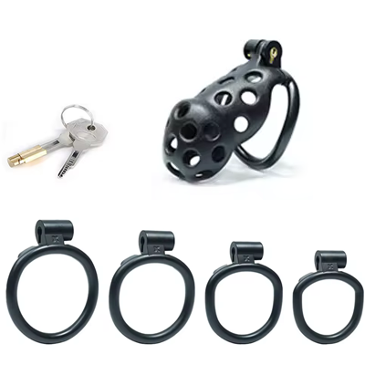 Black Adder Chastity Cage - Standard