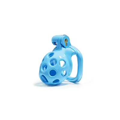 Blue Adder Chastity Cage - Nub