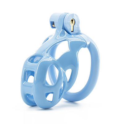 Blue Cobra Chastity Cage - Small