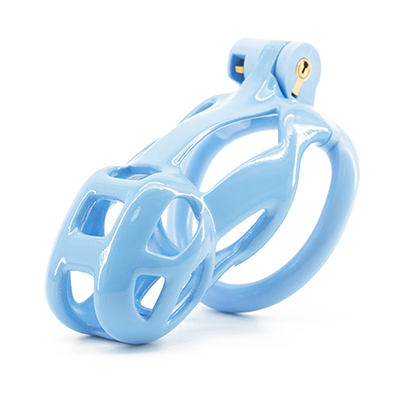 Blue Cobra Chastity Cage - Standard