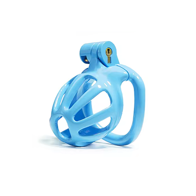 Python V7 Nub Blue Python Chastity Cage - Nub – Cobra Chastity Cages Australia