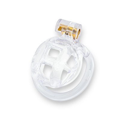 Clear Cobra Chastity Cage - Nub