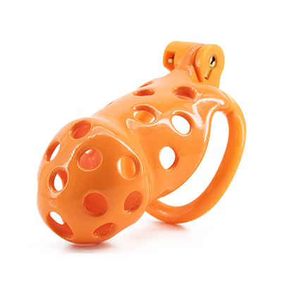 Orange Adder Chastity Cage - Standard