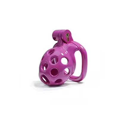 Purple Adder Chastity Cage - Nub