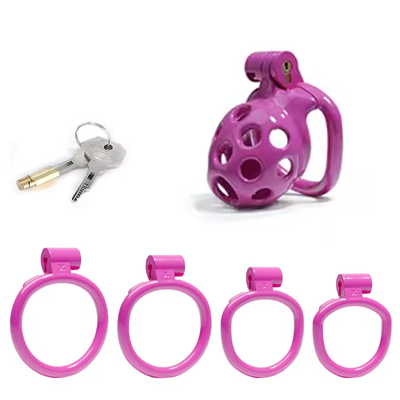 Purple Adder Chastity Cage - Nub