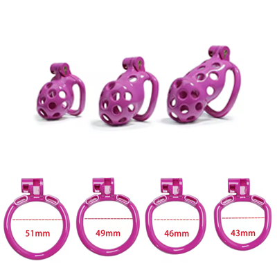 Purple Adder Chastity Cage - Nub