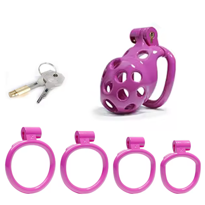 Purple Adder Chastity Cage - Small