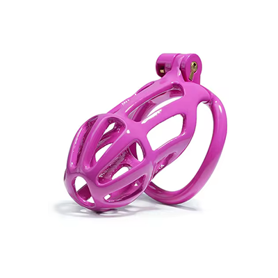 Purple Python Chastity Cage - Standard