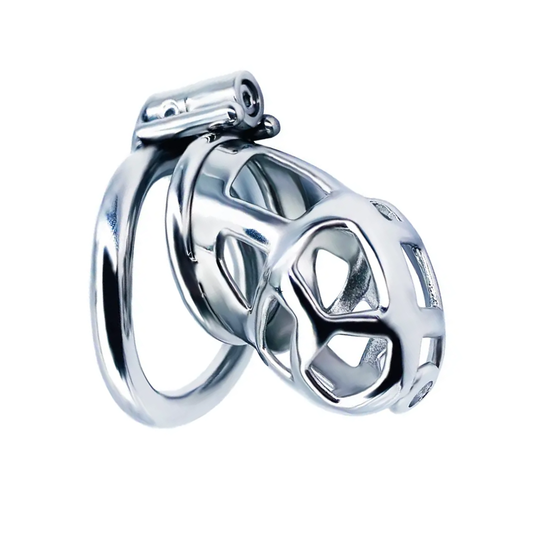 Metal Cobra Chastity Cage - Screw Lock